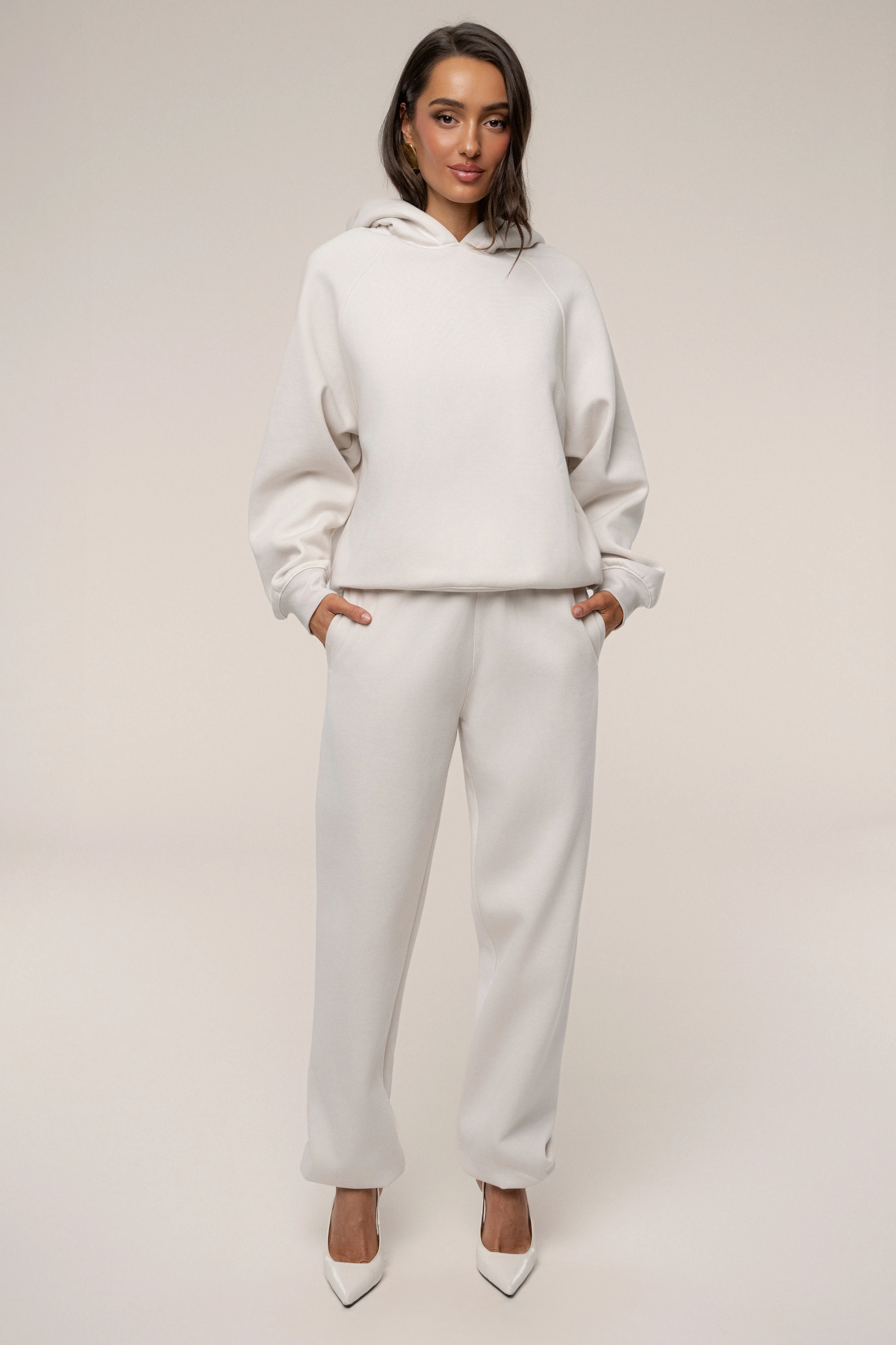 Bone JLUXLABEL Logo Pullover Hoodie - Image 11