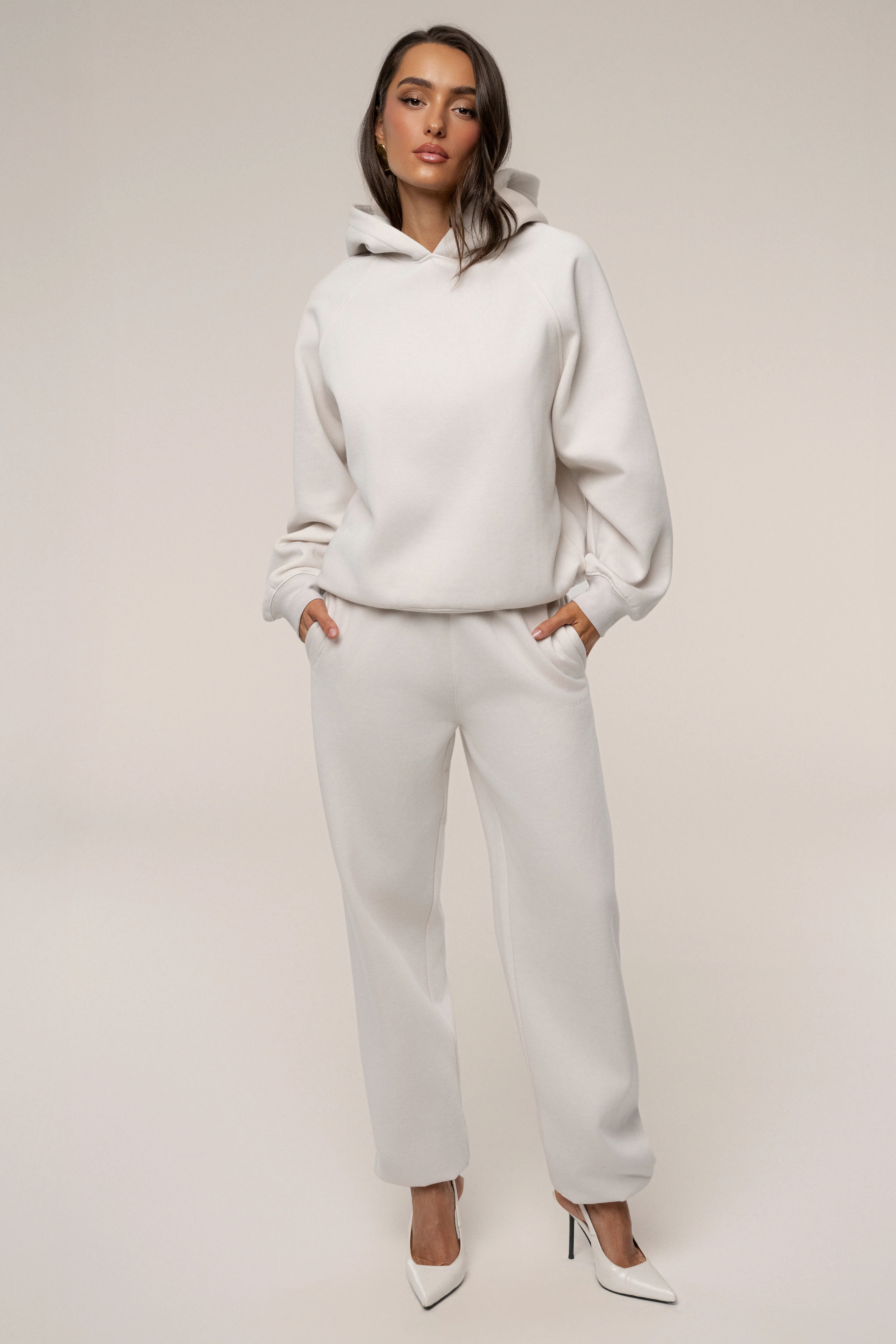 Bone JLUXLABEL Logo Pullover Hoodie - Image 7