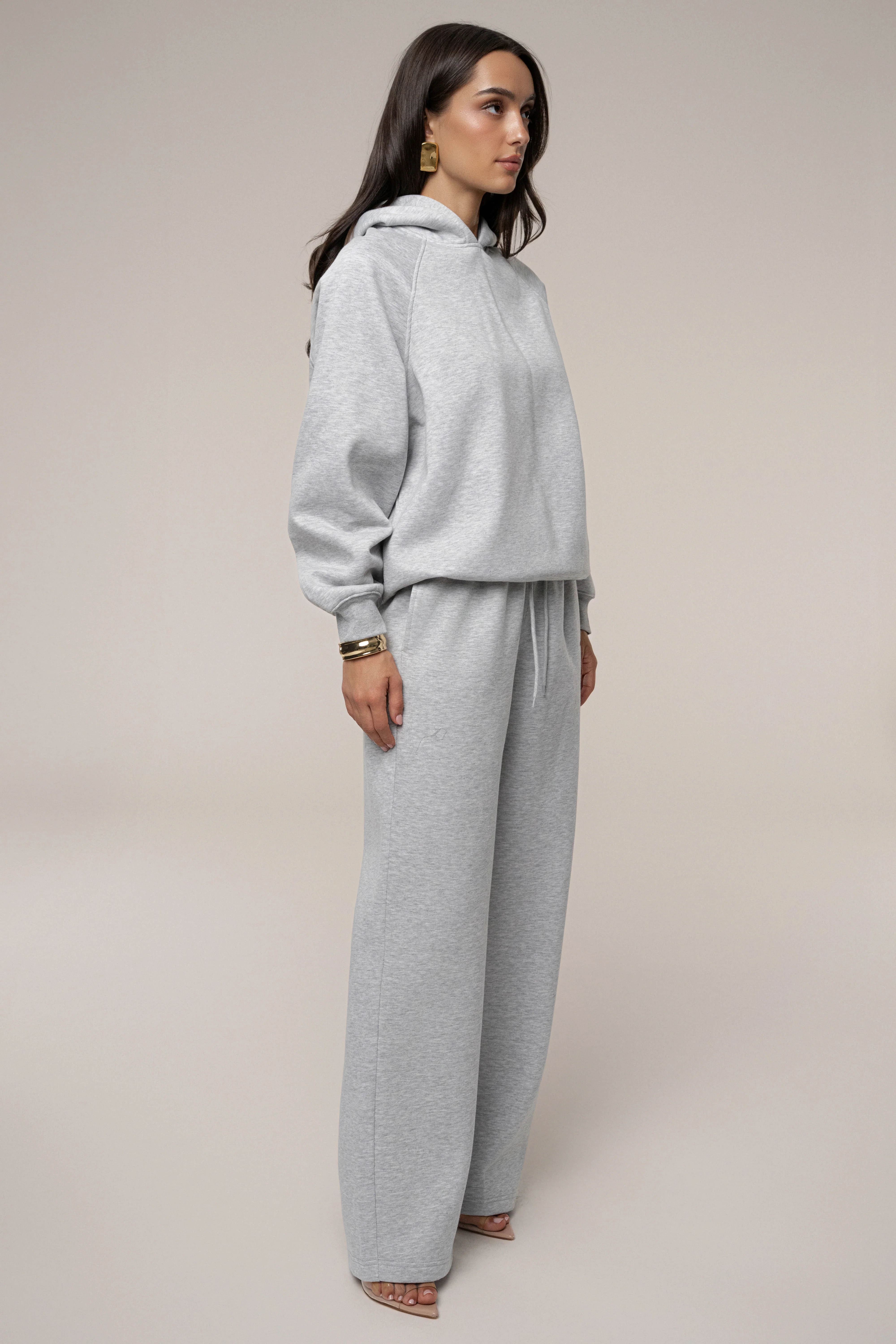 Heather Grey JLUXLABEL Logo Pullover Hoodie - Image 10