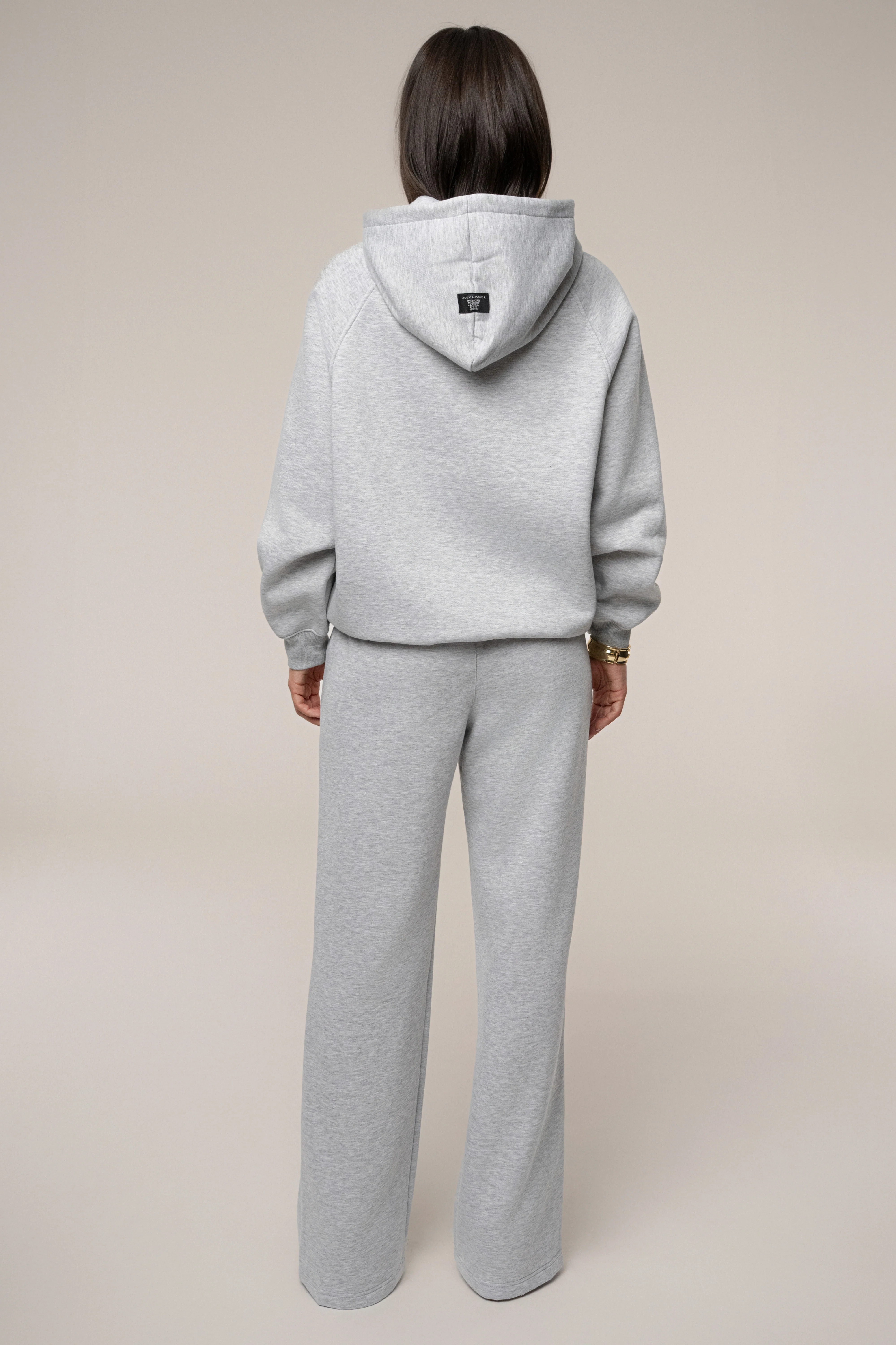 Heather Grey JLUXLABEL Logo Pullover Hoodie - Image 14