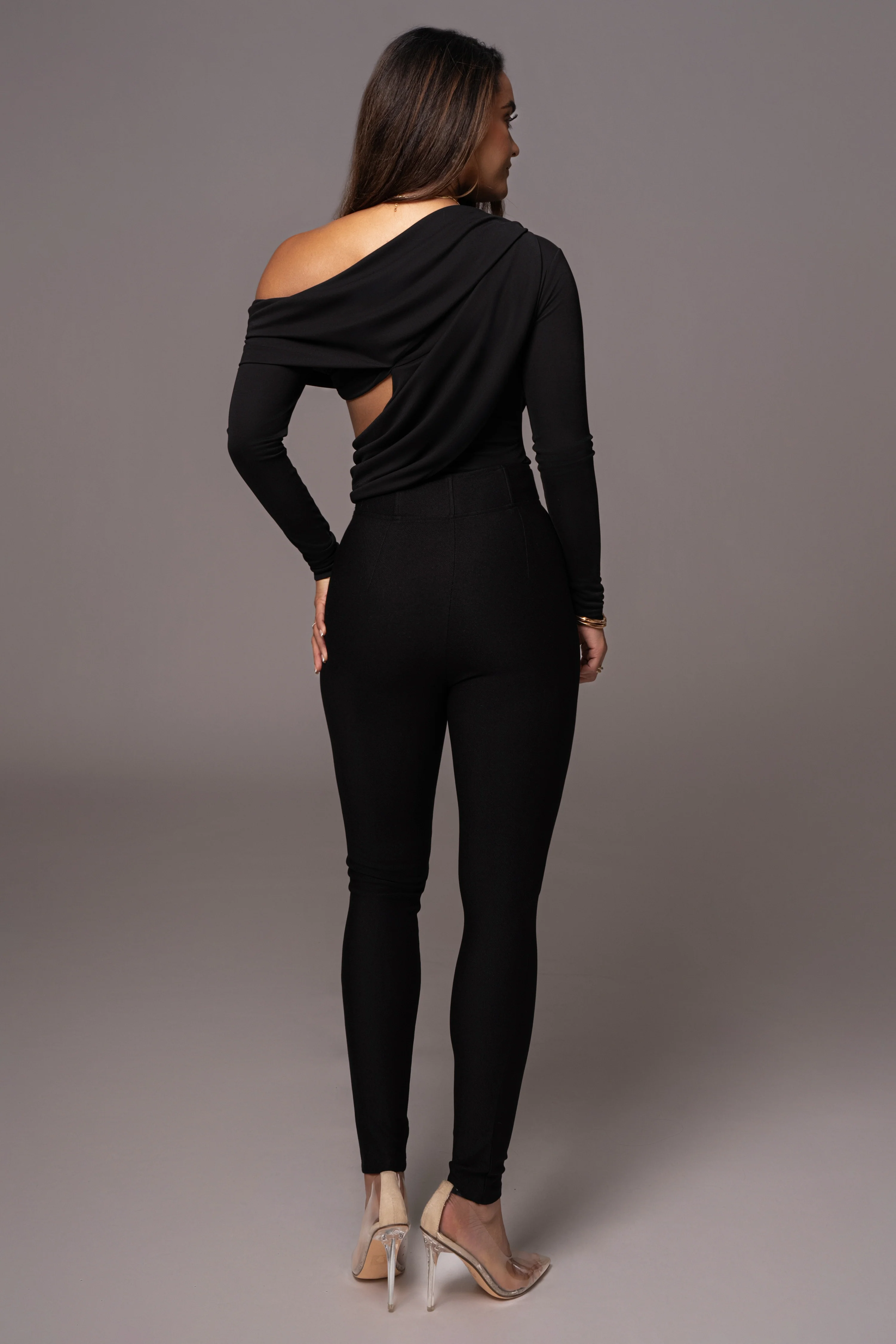 Noir Ultra High Waist Skinny Pants - Image 6